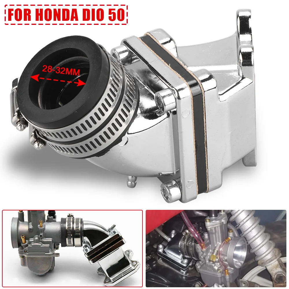 عالية الجودة الأداء سباق مشعب السحب أنبوب إدخال ل 2 السكتة الدماغية الدراجة البخارية Minarelli JOG DIO50 KOSO PWK28 OKO 24 مللي متر #1