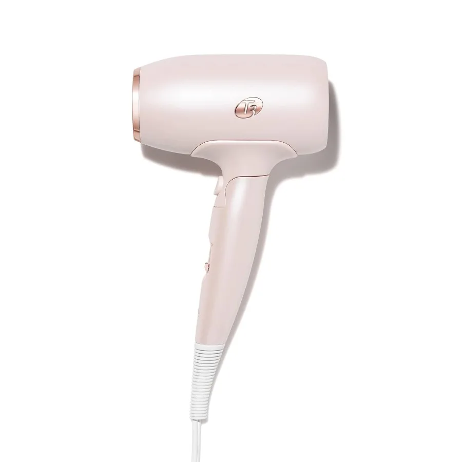 

T3 Afar Lightweight Travel-Size Hair Dryer with Auto Dual Voltage Folding Handle Fast Drying Lightweight and Ergonomic Frizz Sm