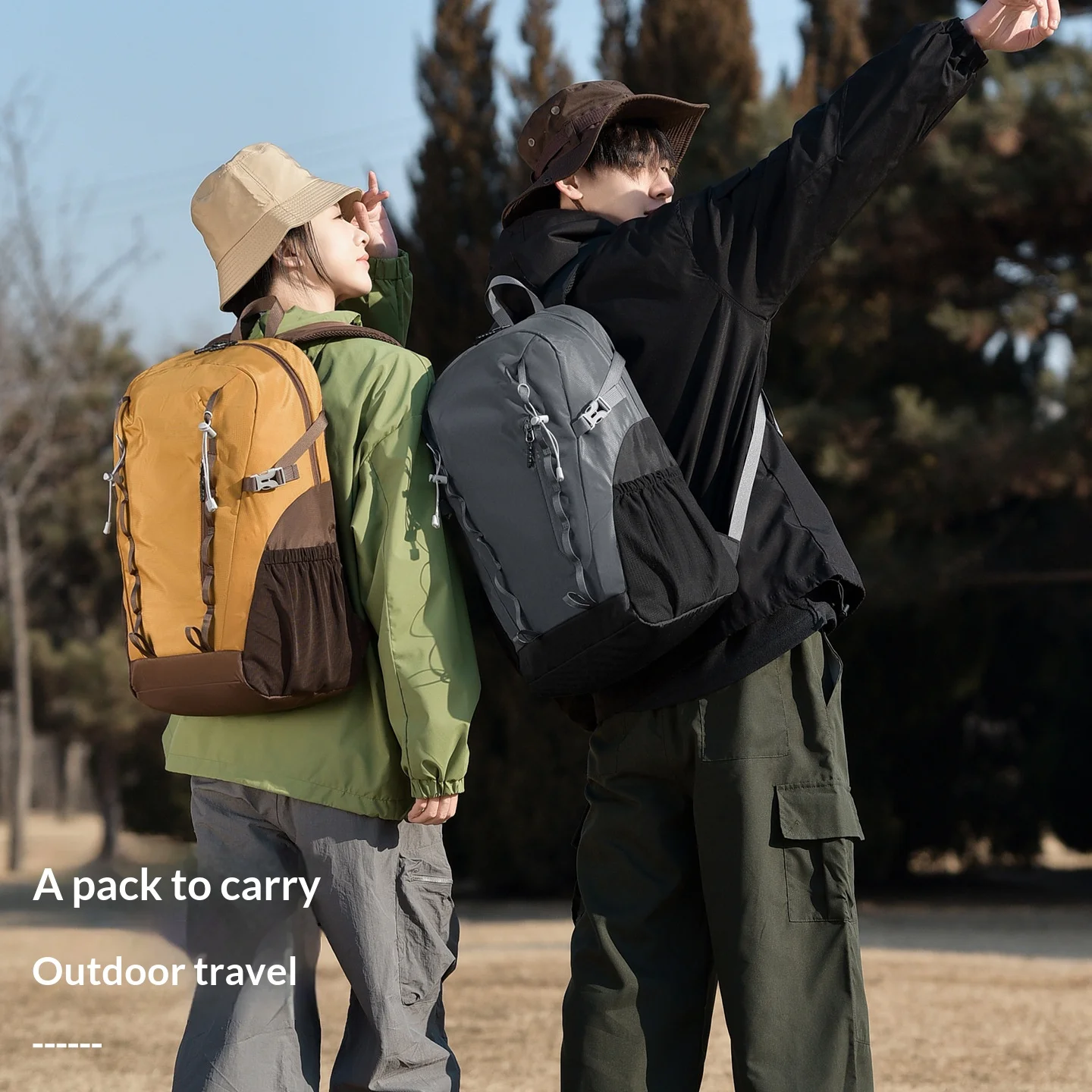 New Outdoor Mountaineering Bag Waterproof Large Capacity camping Summer Hiking Student  Traveling Backpack