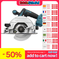 ALLSOME Electric Circular Saw 125mm Saw Blade Brushless Multi-Angle Cutting Suitable For Makita 18v Battery