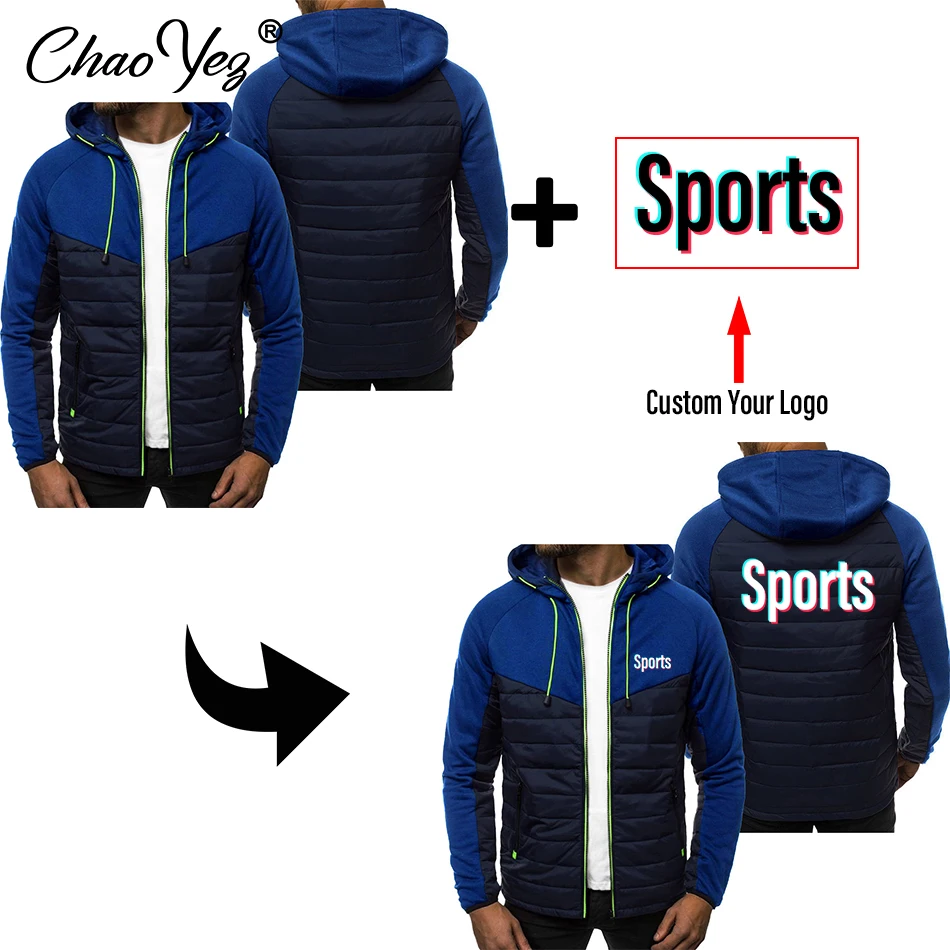 Sudadera deportiva con capucha para hombre, chaqueta cómoda e informal de alta calidad con logotipo personalizado, novedad de primavera y otoño, 2023