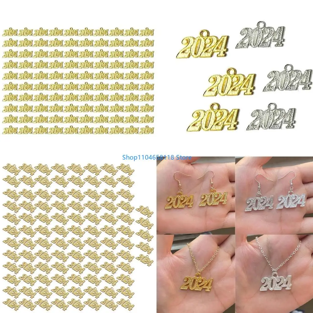 

Graduation Year Charm 2024 Signet Year Charm for Graduation Tassels Jewelry DIY