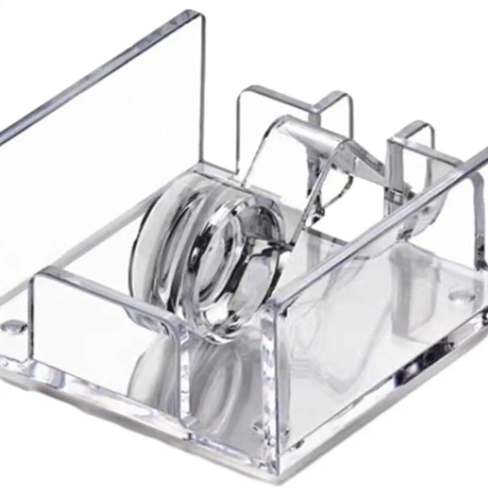 Napkin Holder Durable Square Acrylic Dinning Table Tissue Dispenser Organizer Paper Dispenser For Bar Dinning Table Kitchen