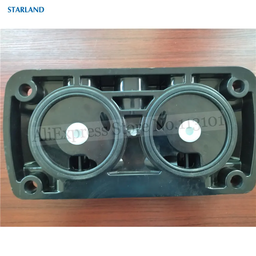 Special Black Front Valve Block Panel New Fittings Of Guangshen Soft Ice Cream Machines Ice-Cream Makers Spare Part Replacements