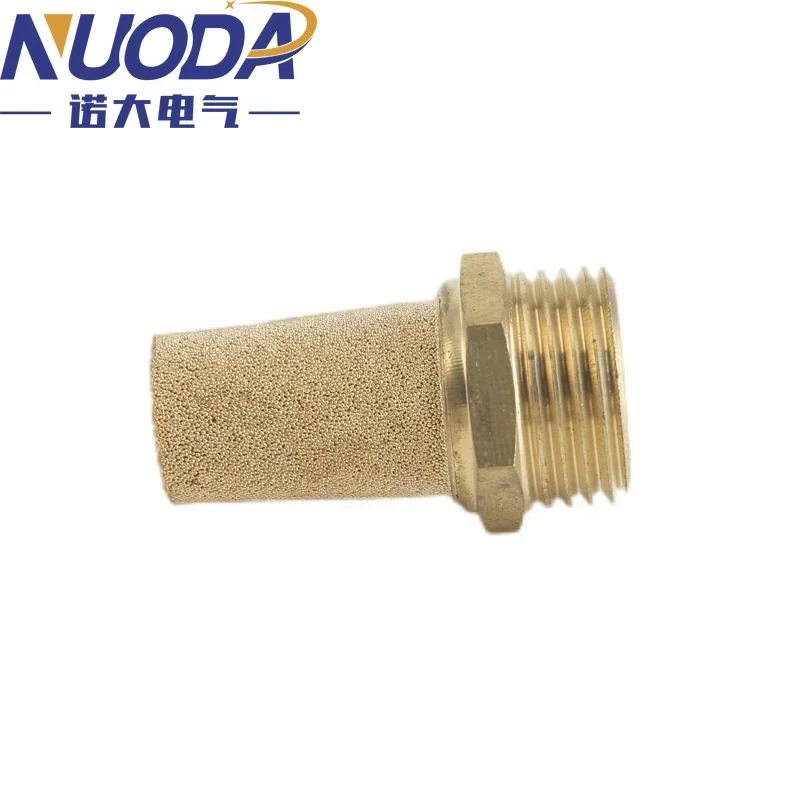 NUODA Pneumatic brass exhaust pagoda silencers BSL M5 1/8 "1/4" 3/8 "1/2" Silencing device noise filter external thread