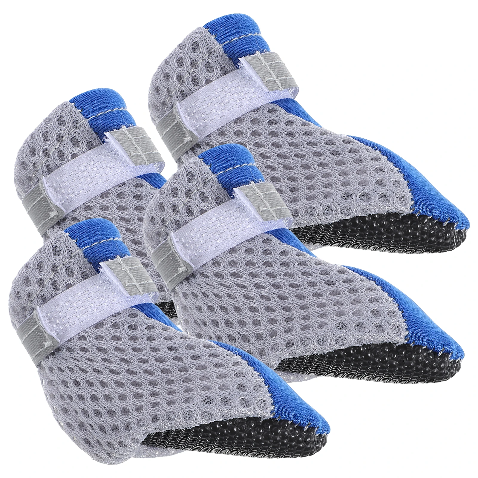 

4 Pcs Puppy Mesh Foot Cover Dog Hiking Shoes for Walking Boots Small Dogs Breathable
