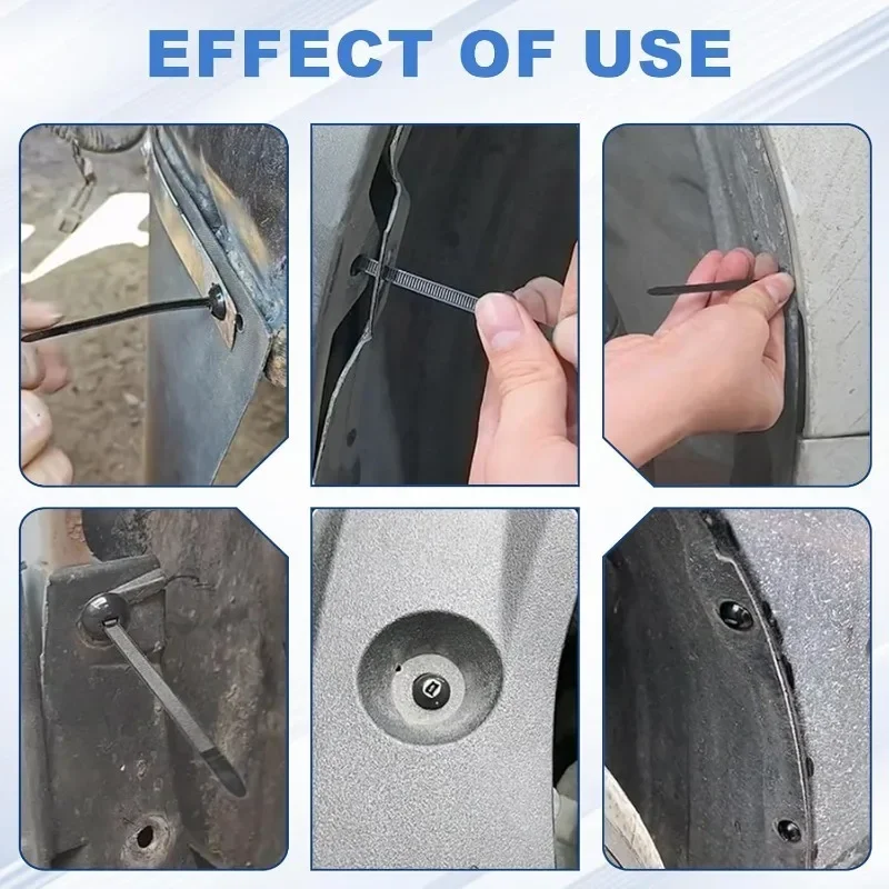 1000/20x ربطات كابلات مشبك النايلون السيارات السحابة المسمار استبدال مصدات السيارات جذع محرك الحرس لوحة سلك كليب أداة إدارة