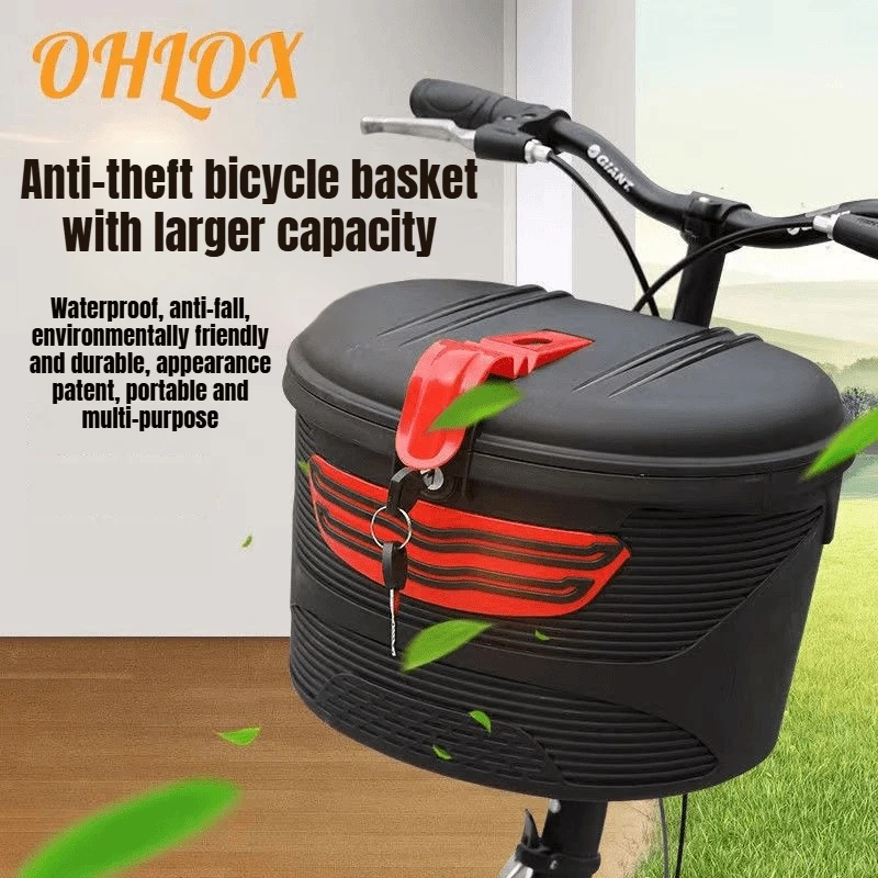 Electric Scooter Storage Basket Black Red Front Rear Basket for XIAOMI M365 Scooter and Bicycle 자전거 바구니