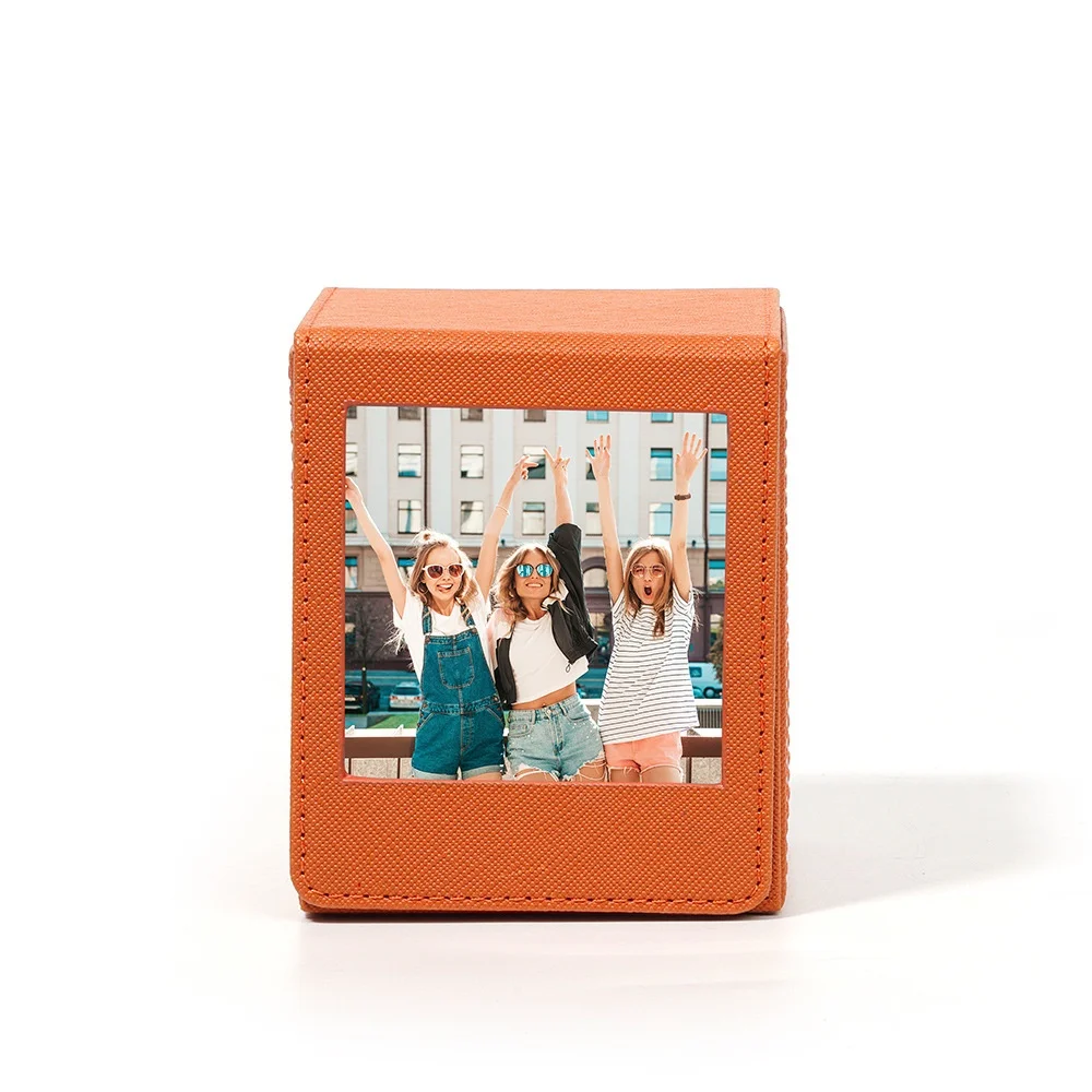 Kotak penyimpanan foto bingkai Film persegi untuk kamera Fujifilm instan Instax SQ40 SQ10 persegi Tautan Printer PVC tampilan gambar