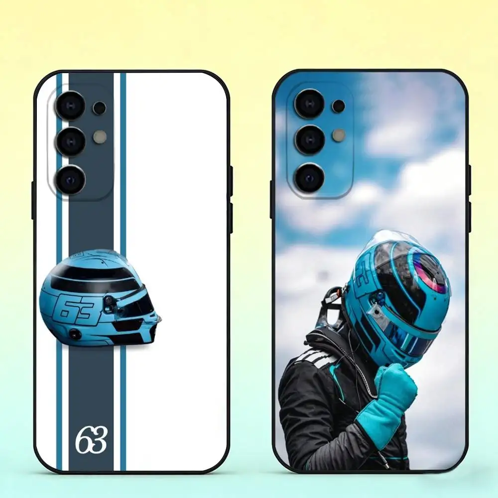 

Driver G-George R-Russell Phone Case For Samsung S25,S24,S21,S22,S23,S30,Ultra,S20,Plus,Fe,Soft Silicone Black Cover