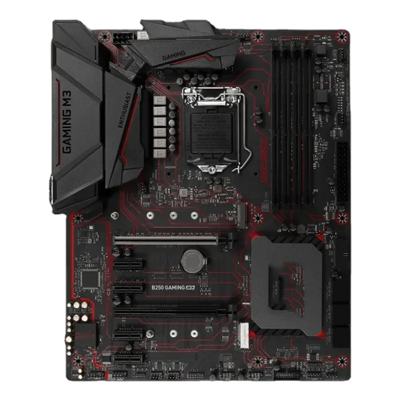 

MS Computer Parts Motherboard B250M B150 H110 B150M B250 M3 ICAFE PC MATE Pro Nano LGA 1151 DDR4 Pc Motherboard Part