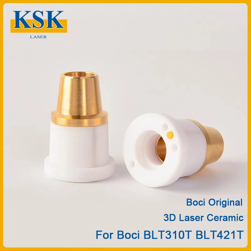 BOCI Original 3D Laser Cutting Ceramic Ring D20 H28 M8 Nozzle Holder Nozzle Connect Ceramic Part for BOCI Laser Cutting Head
