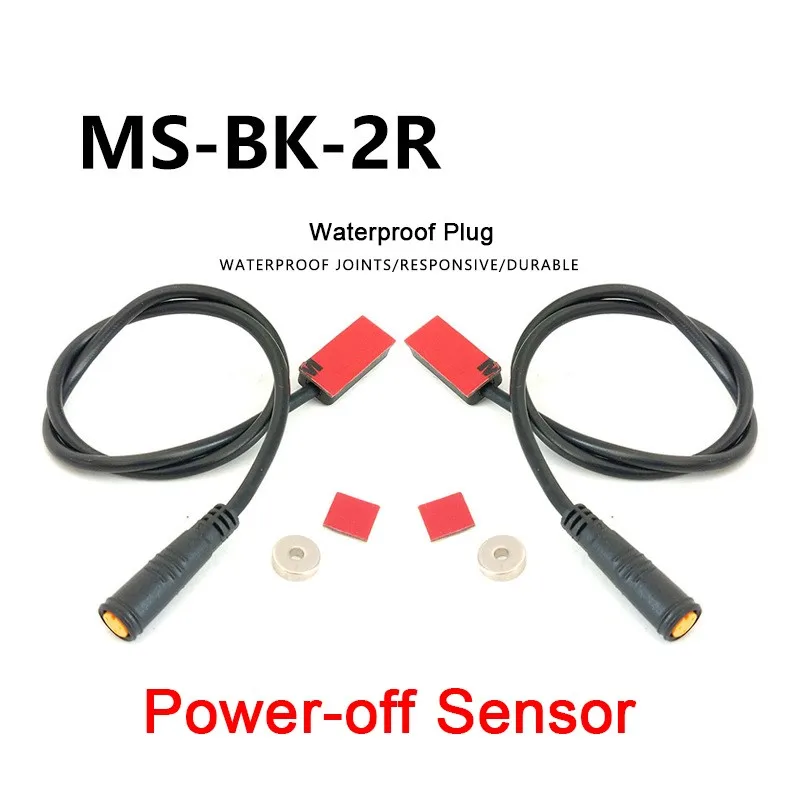 Electric bicycle 12V-72V MS-BK-2R Power-off Sensing Sensor 3 Pin Female head Waterproof Plug e-Bike refit Accessory