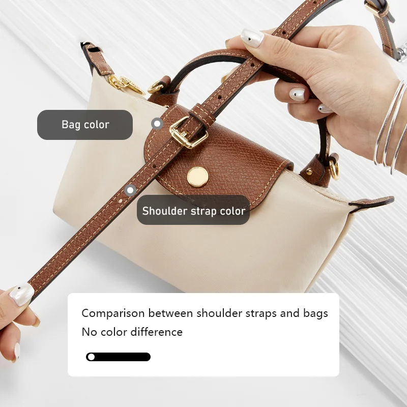 Shoulder Strap For Longchamp Mini Pouch Handbag Slung Bag Shoulder Strap Bag Belt Without Punching Modification Bag Accessories