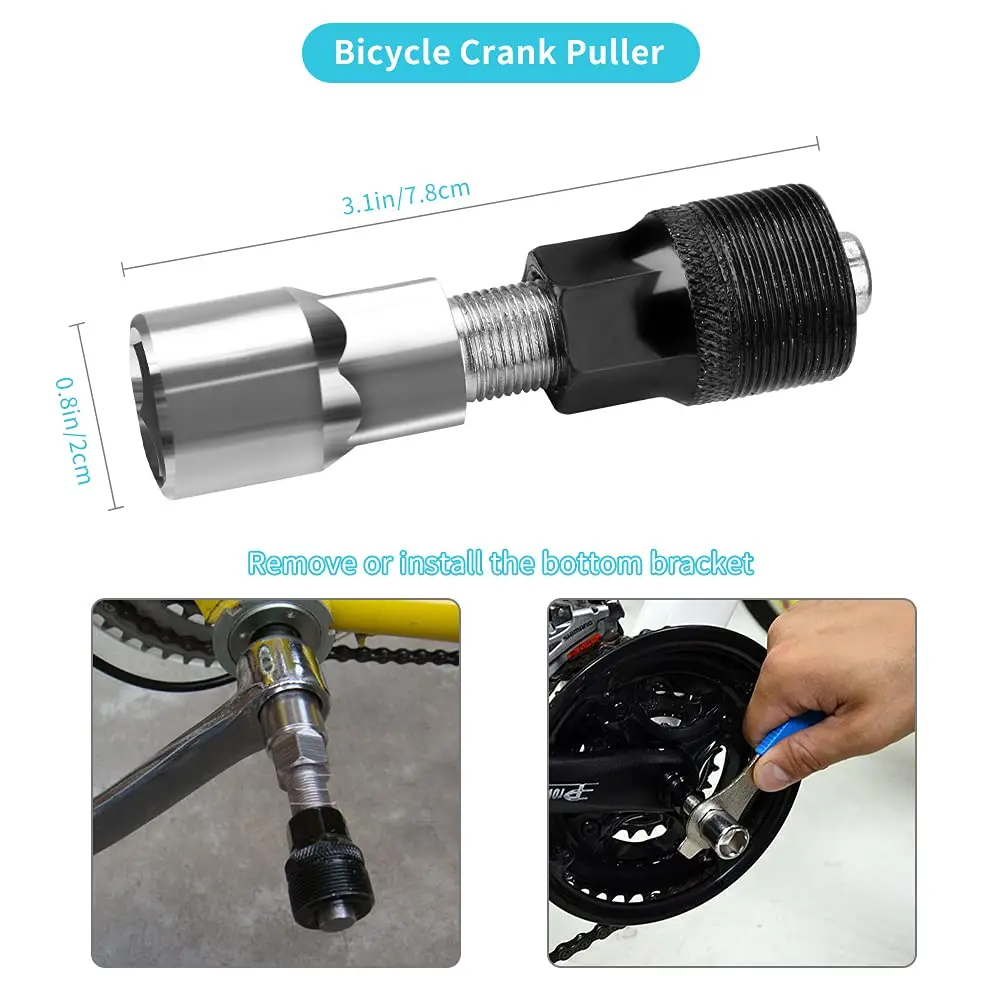 Bicycle Repair Tool Accessories Chain Breaker Flywheel Remover Cutter Crank Puller Cycling Wrench MTB Road Bike Maintenance Tool