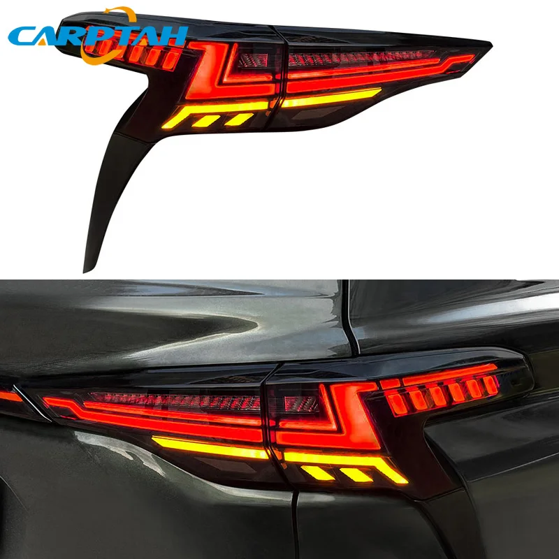 Car LED 12V Taillight For Toyota Sienna 2022 Rear Running Lamp Brake Reverse Dynamic Turn Signal Car Tail Light