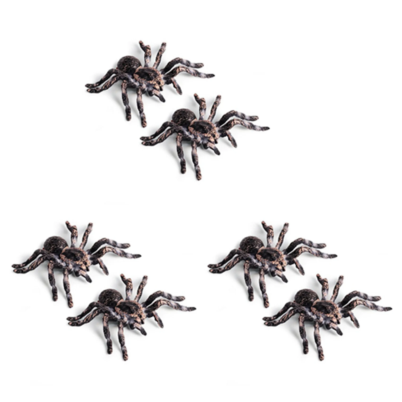 

B24C-10Pcs 9.5Cm Large Fake Realistic Spider Insect Model Fun Halloween Scary Prop