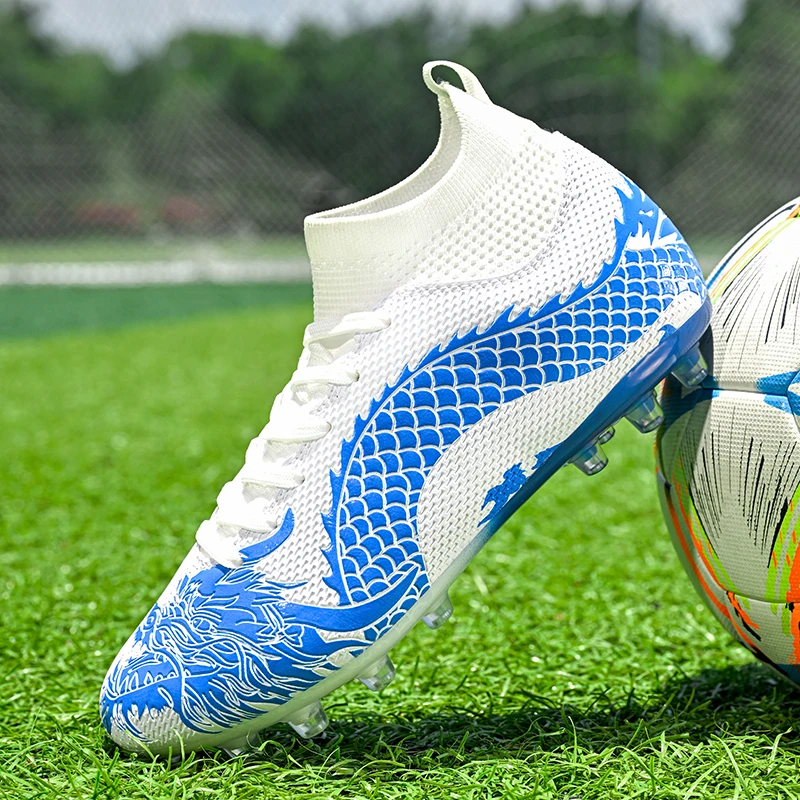 Professional Football Boots Men's Soccer Shoes Outdoor Sports Field Cleats Teenagers Football Artificial Grass Training Sneakers