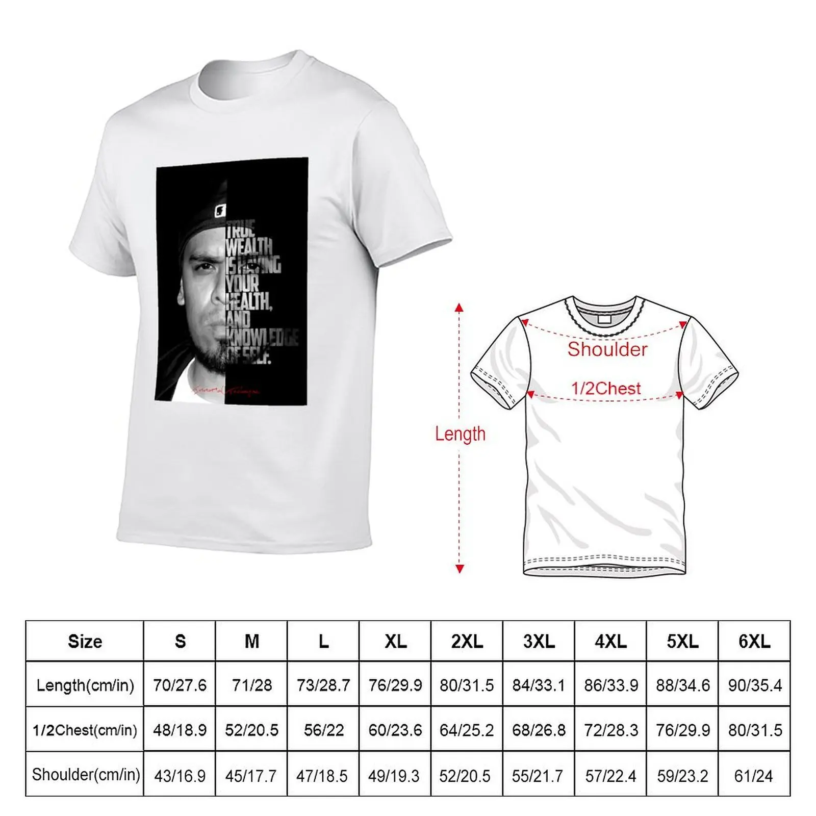 Immortal Technique Portrait with Lyric Typography T-Shirt t shirt custom print mens graphic t shirts T-Shirt