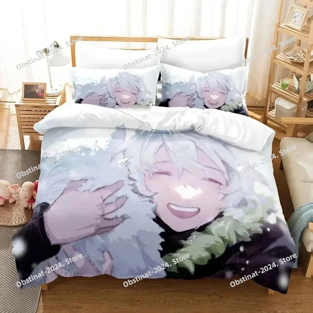 

Anime To Your Eternity Bedding Set Boys Girls Twin Queen Size Duvet Cover Pillowcase Bed Kids Adult Fashion Home Textileextile