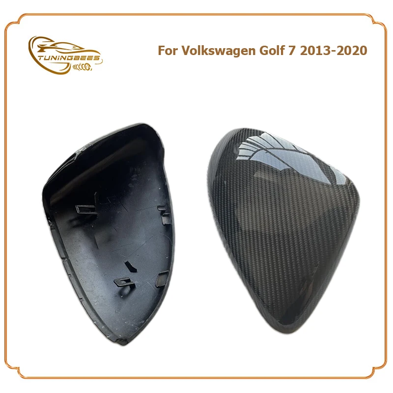 Carbon Fiber Mirror Cover For Volkswagen Golf 7 MK7 Lamando Touran-L Sportsvan 13 14 15 16 17 18 19 20 Wing Mirror Case Cover