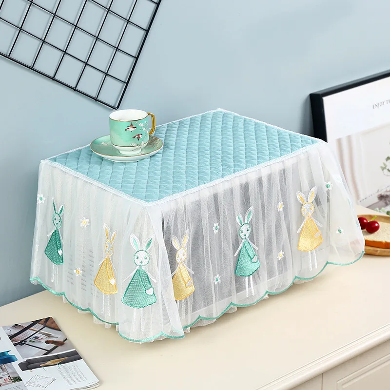 Microwave Oven Dust Cover Midea Dust Cover All-inclusive Fabric Lace Dust Cover