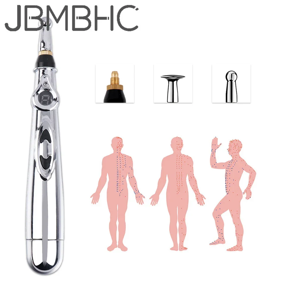 

Electronic Acupuncture Pen Electric Massager Meridian Laser Pointer Physiotherapy Equipment Body Back Neck Foot Relaxing Massage