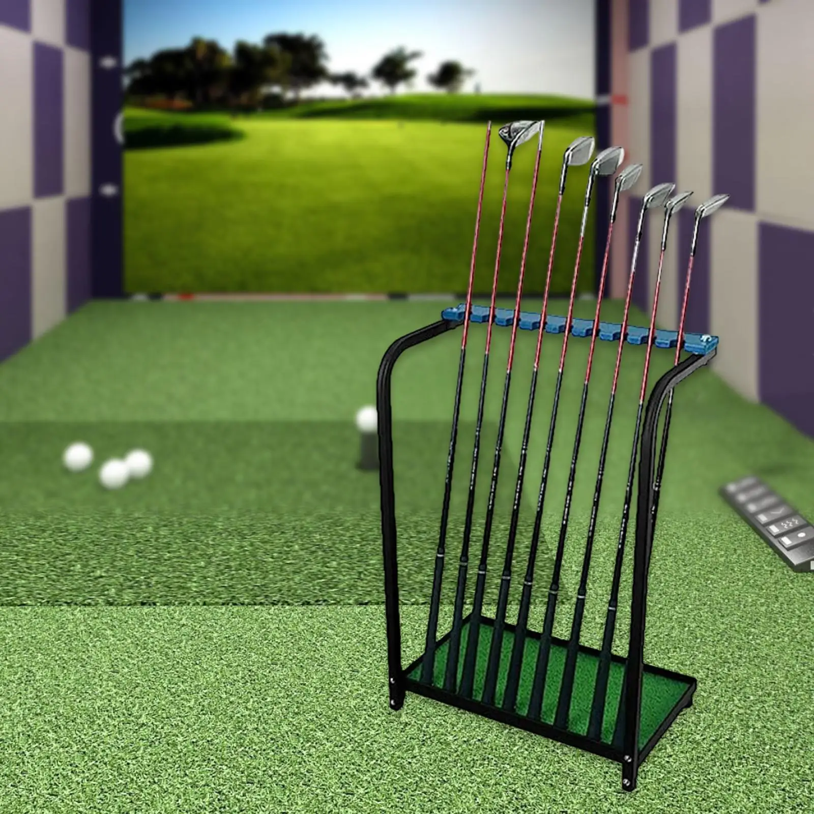 

Golf Putter Stand Display Rack Floor Standing Decorative Shelf AntiSlip Supplies