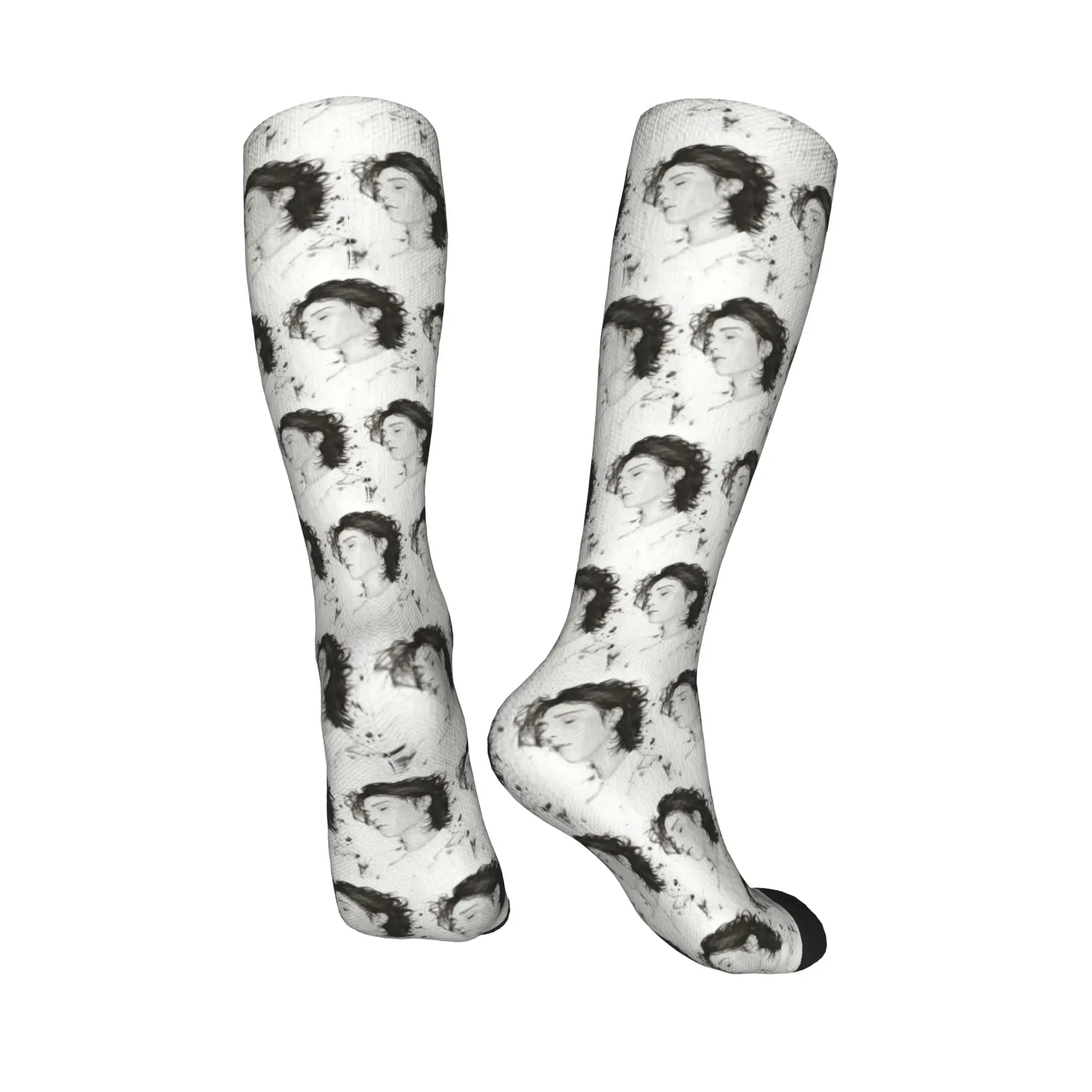 Medias de tripulación para todas las estaciones Agust D Set Me Free calcetines Harajuku moda Hip Hop calcetines largos accesorios para hombres mujeres regalos
