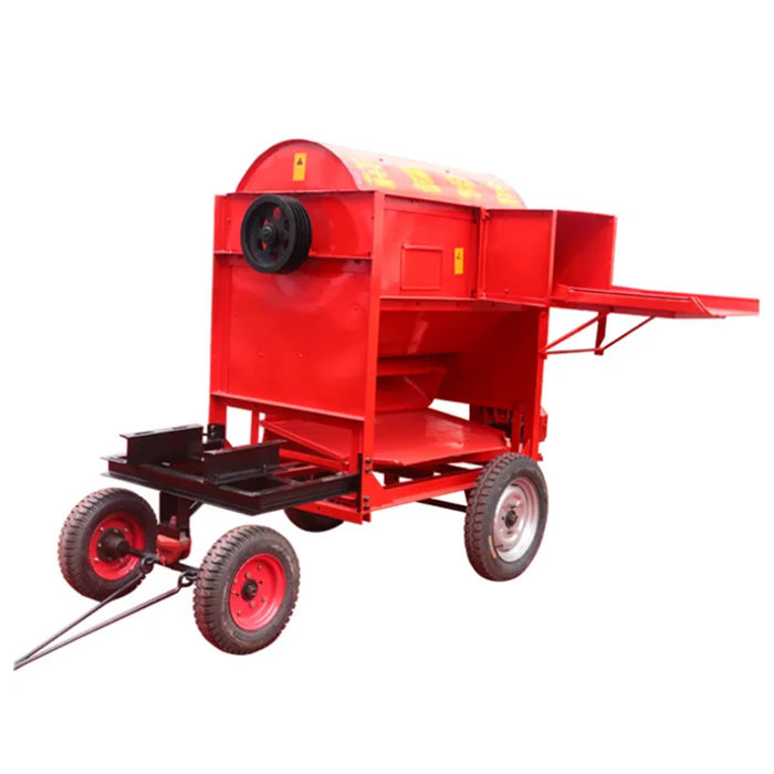 Paddy Rice And Wheat Gain Soybean Large Thresher Machine Mobile Gasoline Or Diesel Sorghum Millet Rapeseed Threshing Equipment