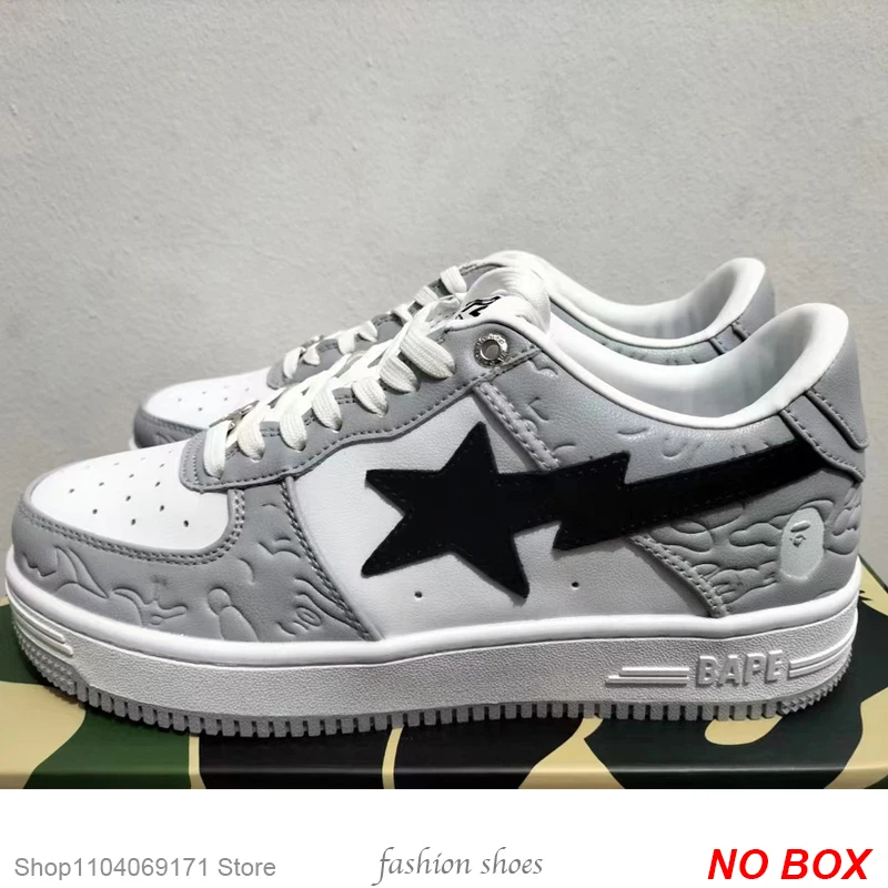 Fashion Women And Men Out Of BAPE STA Sneakers Summer Casual Sports Skateboard Shoes Breathable Vulcanized Shoes For Ladies