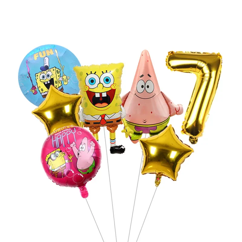 Niedlicher SpongeBob-Themen-Partykerzen-Geburtstagstorten-Topper für Kinderfeier-Dekoration – Detail 7
