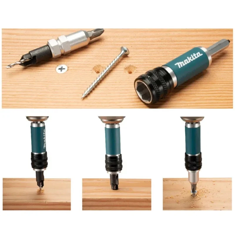 Imagem -05 - Makita-gauge Broca Countersink Drive Bit Lote Multifuncional para Carpintaria Combinação D73209 D-73215 D-73221 10