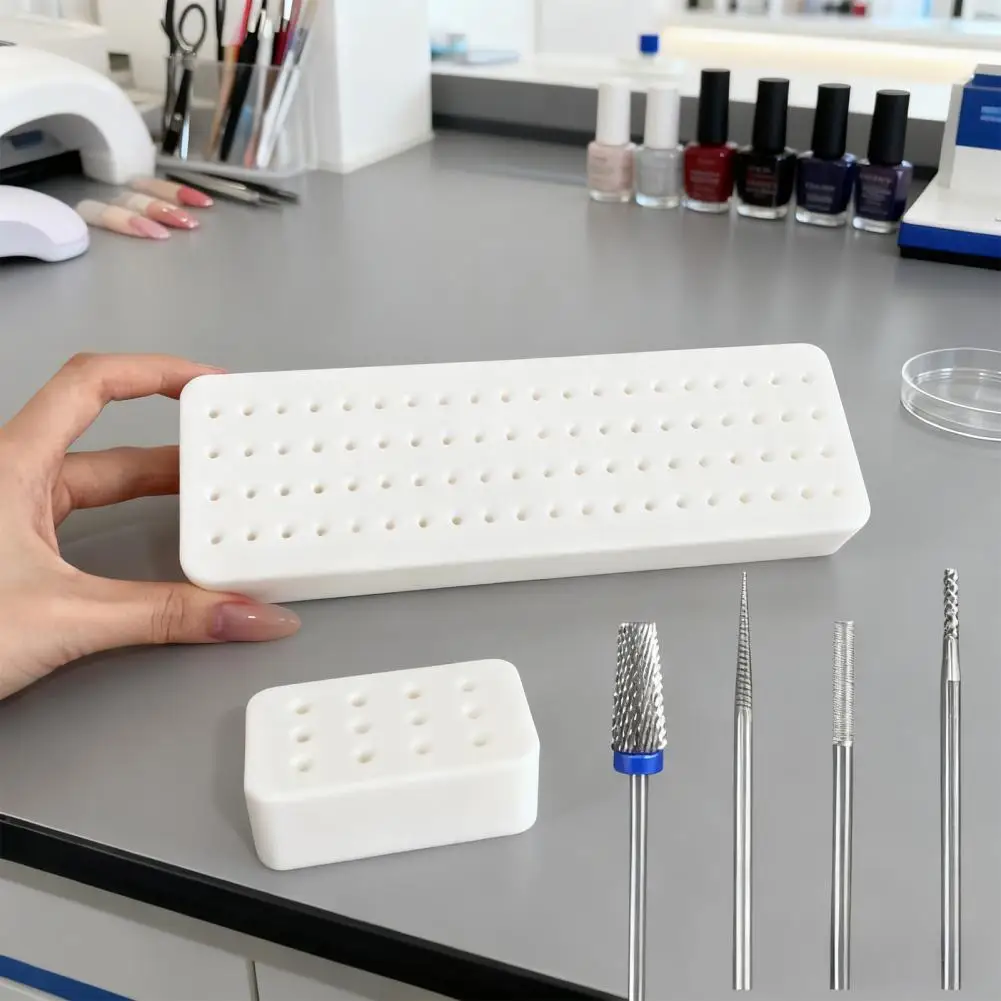 Maniküre-Werkzeug, multifunktionaler Organizer, Nagelbohrer-Halter, Organizer mit 12/80 Löchern, platzsparender Maniküre-Ausstellungsständer