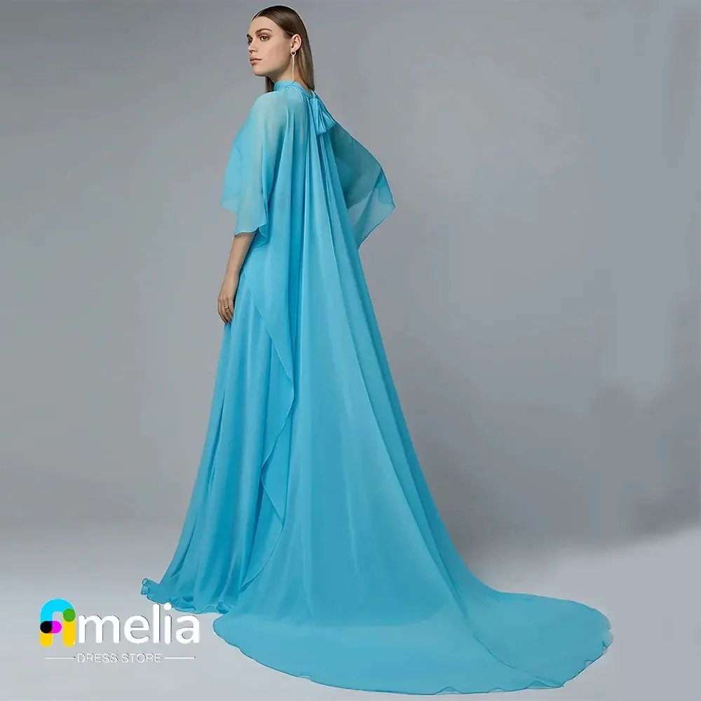 Amelia Elegant Party dresses Woman Strapless Chiffon Evening Prom Dresses for Special Occasions Formal Gowns For Dubai 2024