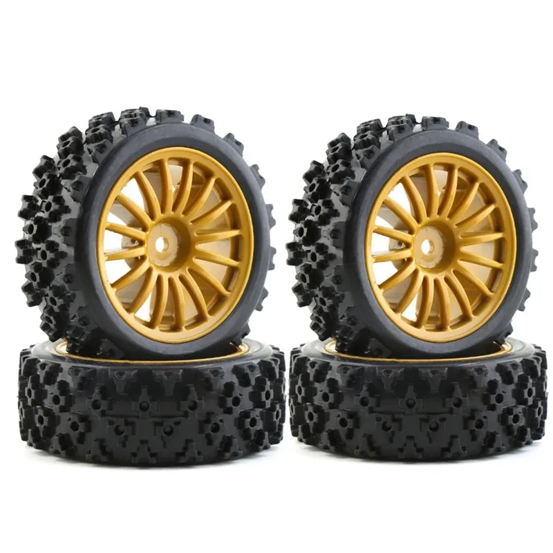 

4Pcs Rubber Tire Wheel Tyres For Tamiya XV-01 XV01 TA06 TT-01 TT-02 PTG-2 1/10 RC Car Upgrades Parts Accessories