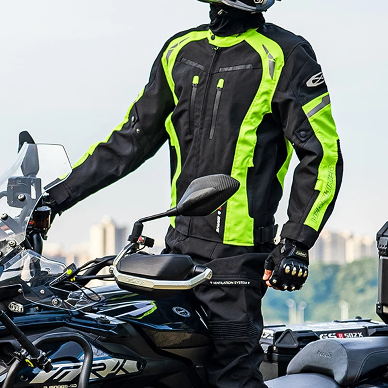 

Men Waterproof Chaqueta Moto Wearable Riding Racing Reflective Windproof Motorbike Jacket With EVA Protection
