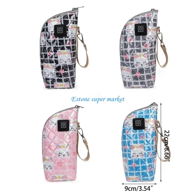 090B Pemanas Penghangat Botol Susu Portabel Penutup Konstan Multifungsi