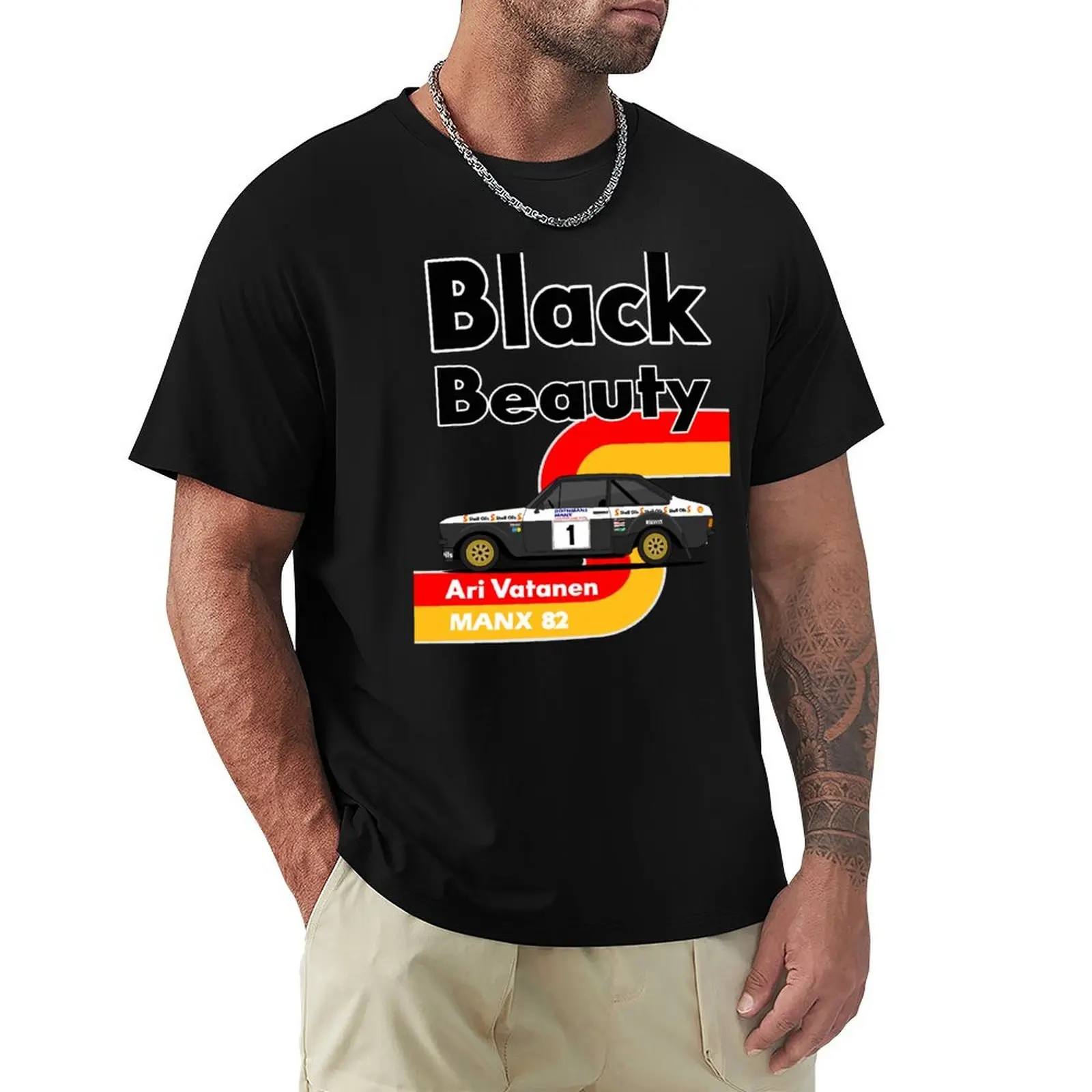Camiseta Ari Vatanen Black Beauty Escort MK2, camiseta de pesca de secado rápido