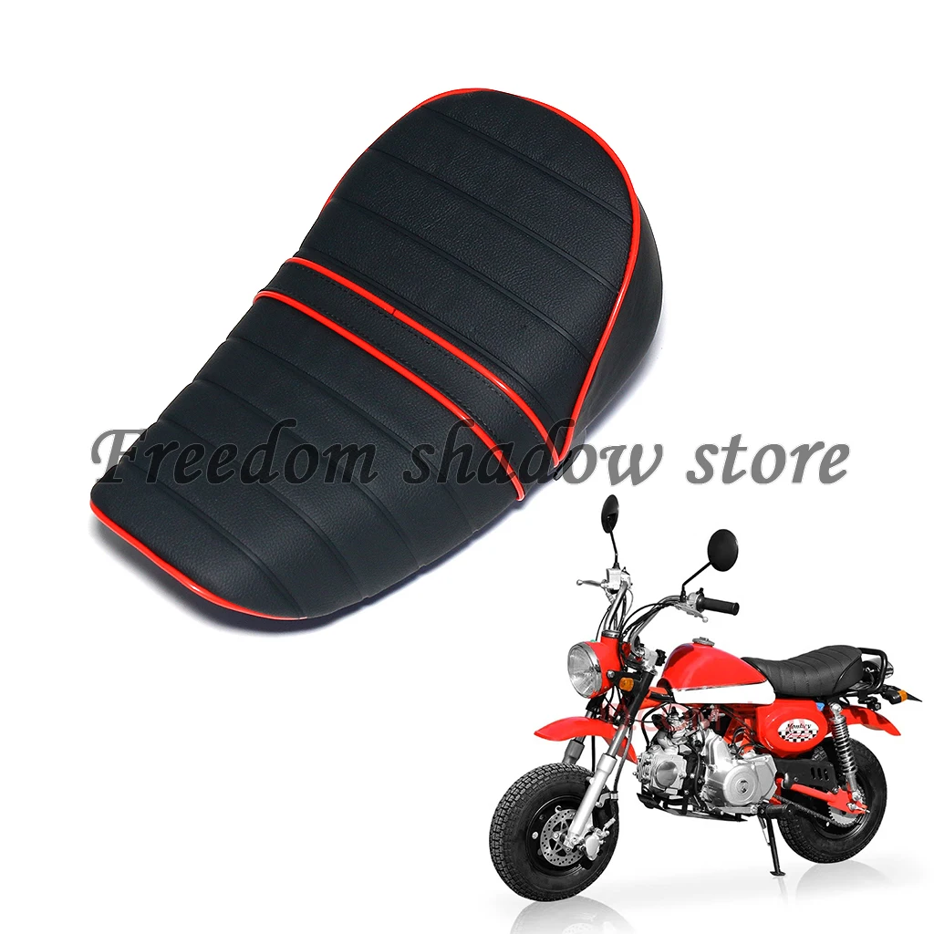 

Motorcycle Seat Red-edge Leather Foam Seat For Honda Monkey Z50 Jincheng Mini Trail 50cc Bike Z50 Z50J Accessories Spare Parts