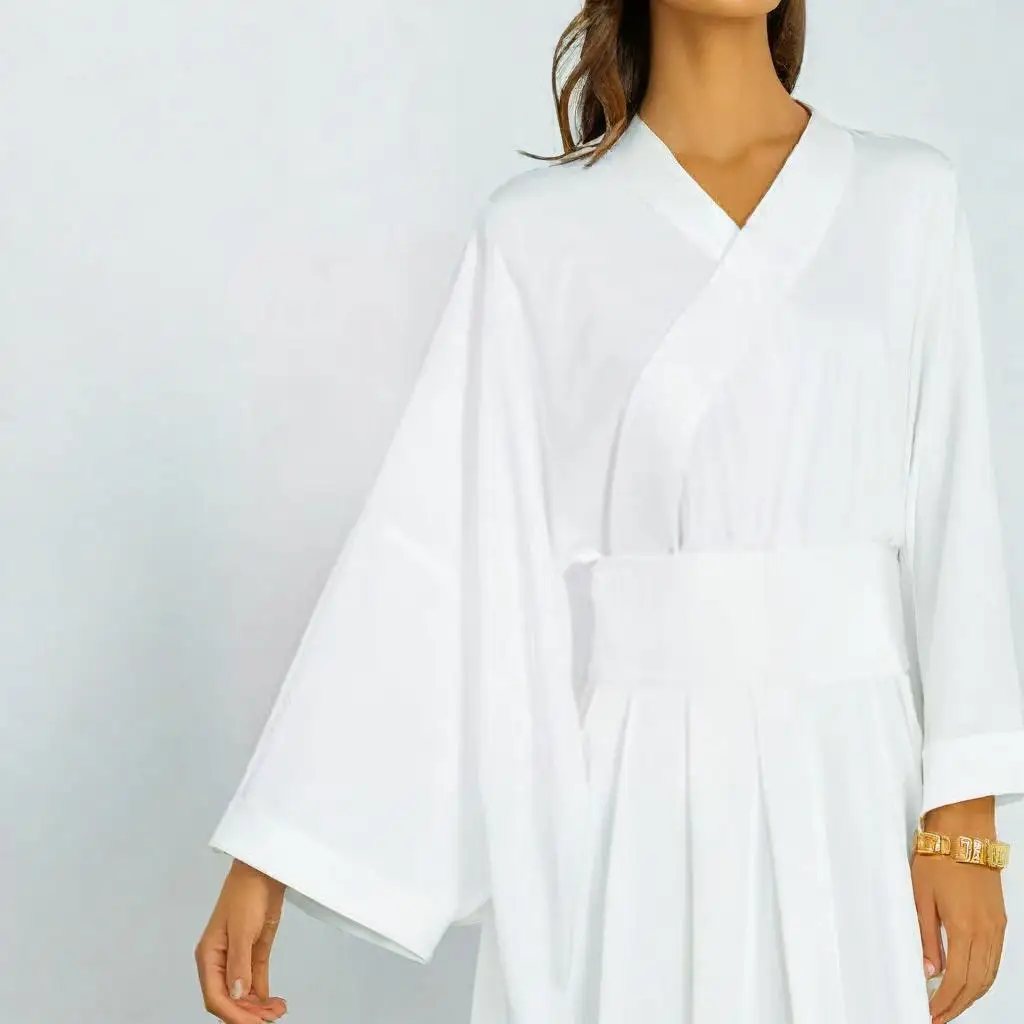 

Traditional Chinese Hanfu Tops Skirt Women Men Unisex Ancient Ming Dynasty Han Element Home Clothes Sleeping Suit White Black