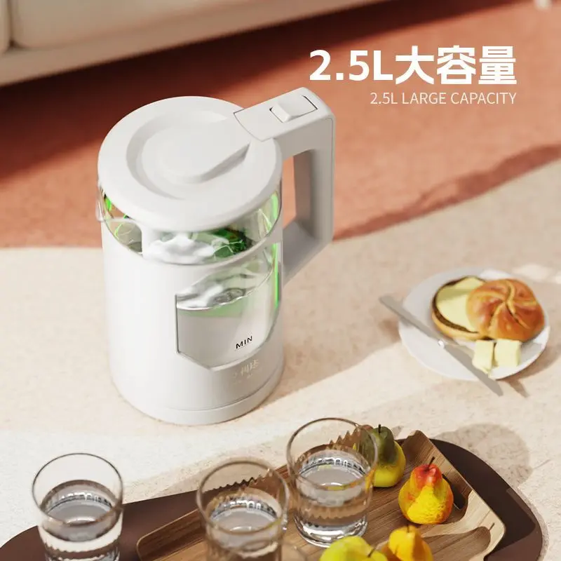 new 316 stainless steel kettle household durable high borosilicate glass large capacity constant insulation electric kettle