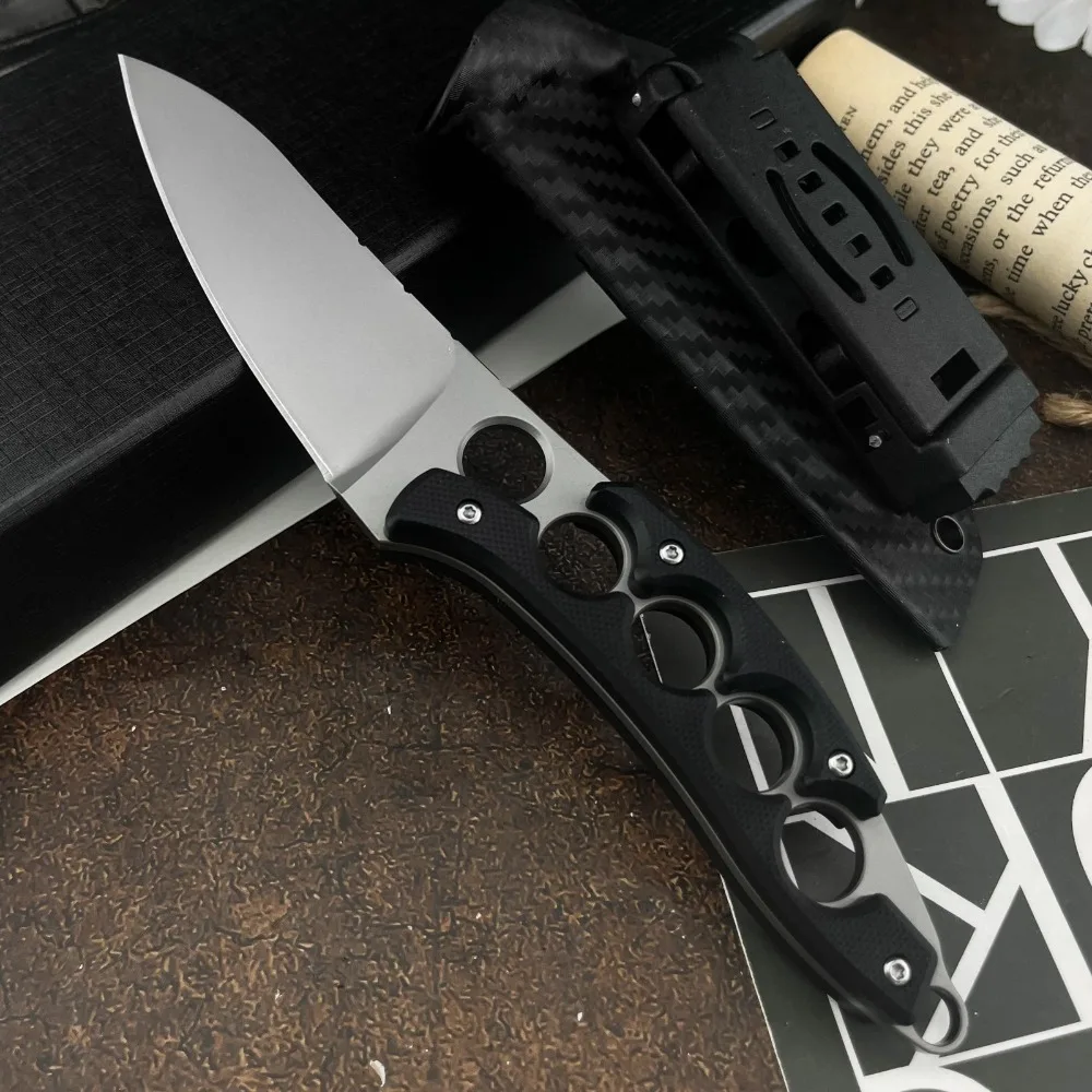 

Новый стильный EDC-нож с лезвием из стали 8Cr13Mov, рукоятью G10, легкий, с фиксированным клинком, для активного отдыха и кемпинга, прямой, высокой твердости