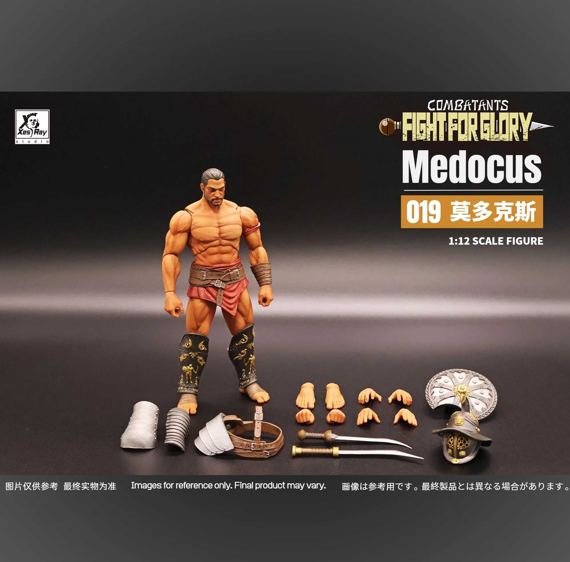

[Pre-Order]XesRay Fight For Glory 1/12 Action Figure Combatants Wave 6 Cassia Berenice Medocus the Thracian Anime Model For Gift