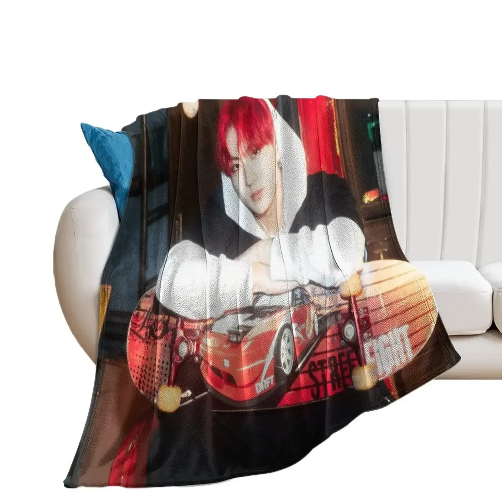 jungwon Throw Blanket for sofa manga Vintage Blankets