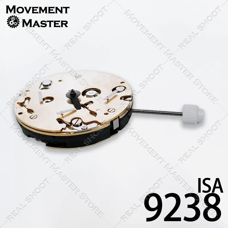 Movimiento de cuarzo Original dorado 9238, accesorios de reparación de repuesto de movimiento de reloj multifuncional de 6 manecillas