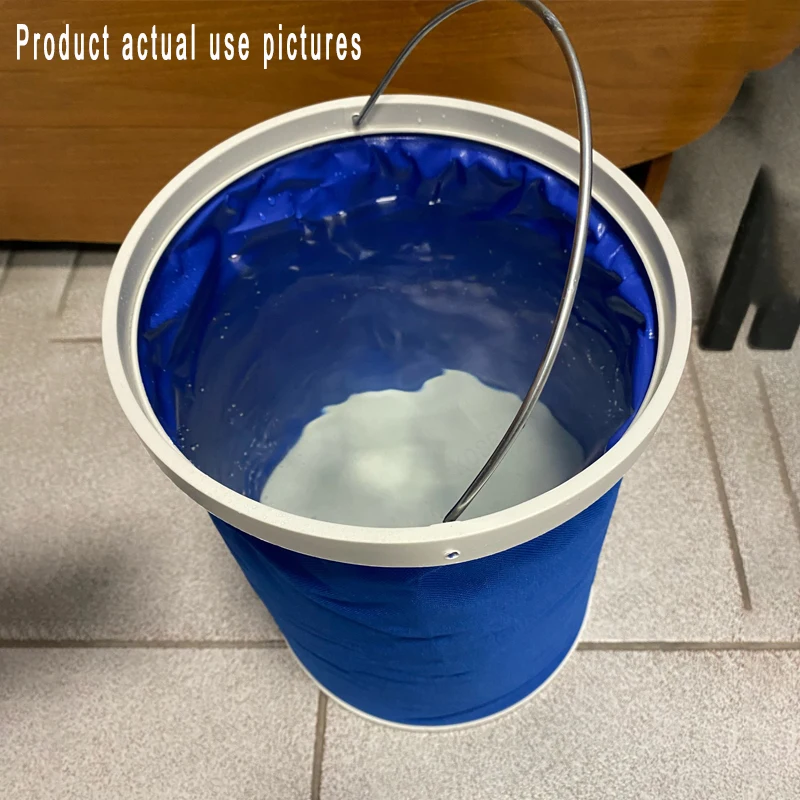 9/11/13L Bucket Portable Folding Bucket Outdoor Fishing Car Wash Cleaning Tool Bucket Camping Hiking Outdoor Supplies