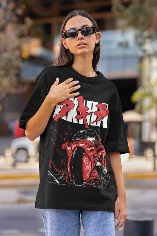 Camiseta Akira, camiseta de Anime Retro Neo Tokyo Manga Tetsuo Kaneda, camiseta de todas las tallas