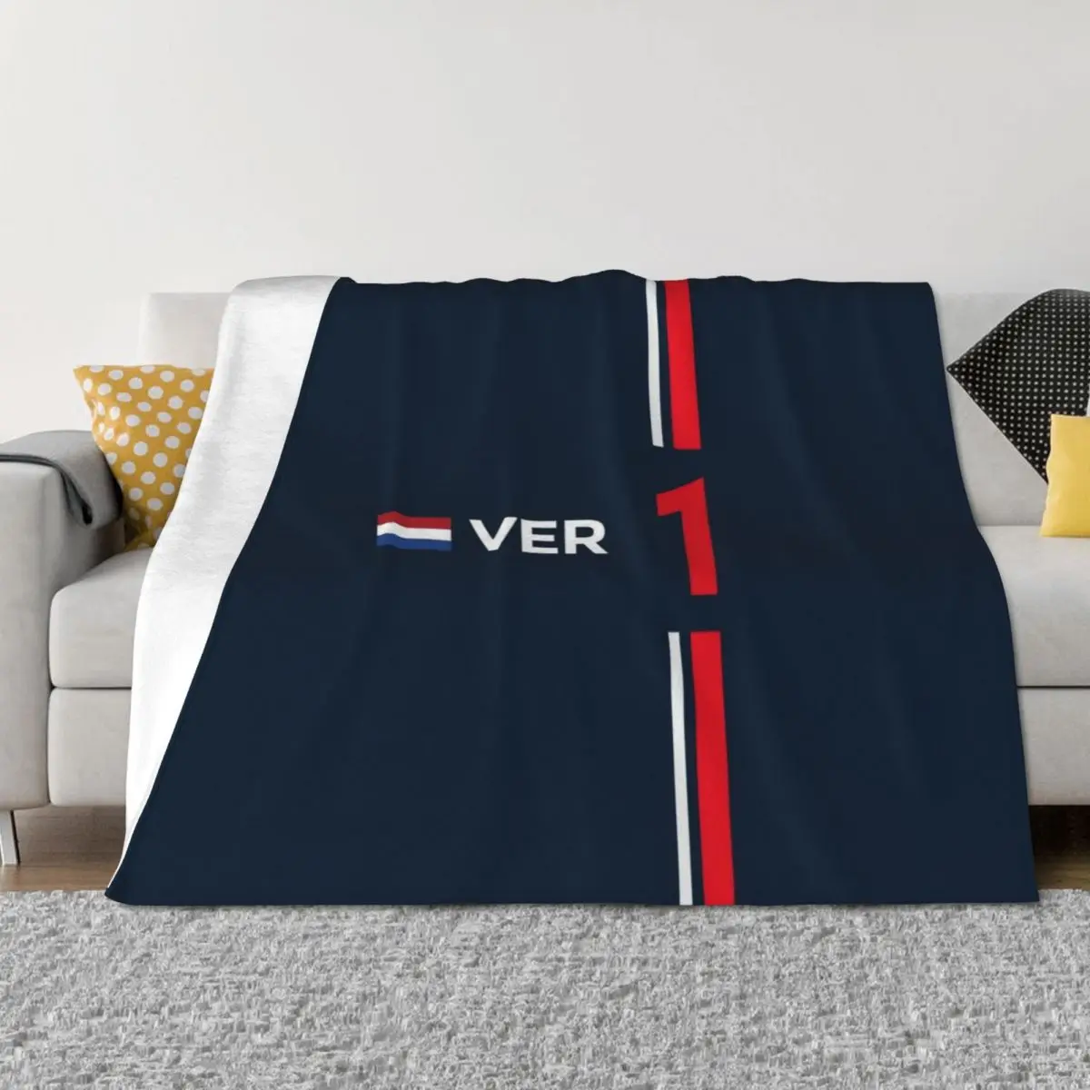 

F1 2022 - #1 Verstappen Throw Blanket Soft Plaid Kid'S Baby Designers Blankets
