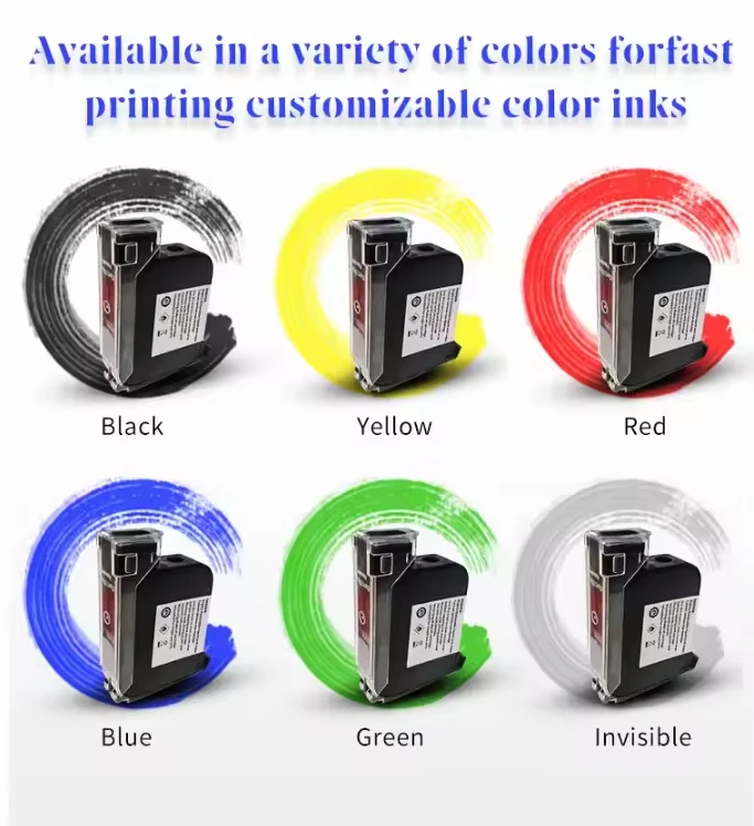 ตลับหมึกแห้งสีดำราคาประหยัดสำหรับเครื่องพิมพ์โค้ด TIJ 2.5 รวดเร็วและมีประสิทธิภาพ